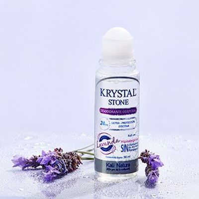 Desodorante Krystal Stone lavanda roll on 90 ml