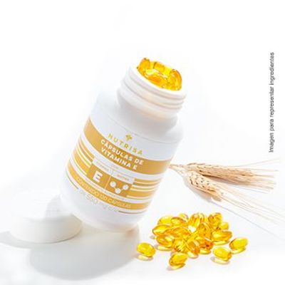 Vitamina E Nutrisa con biotina 120 cápsulas