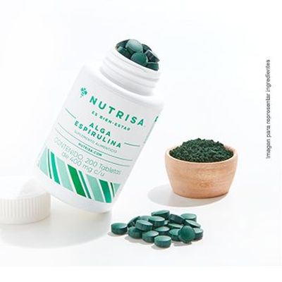 Alga espirulina Nutrisa 200 tabletas