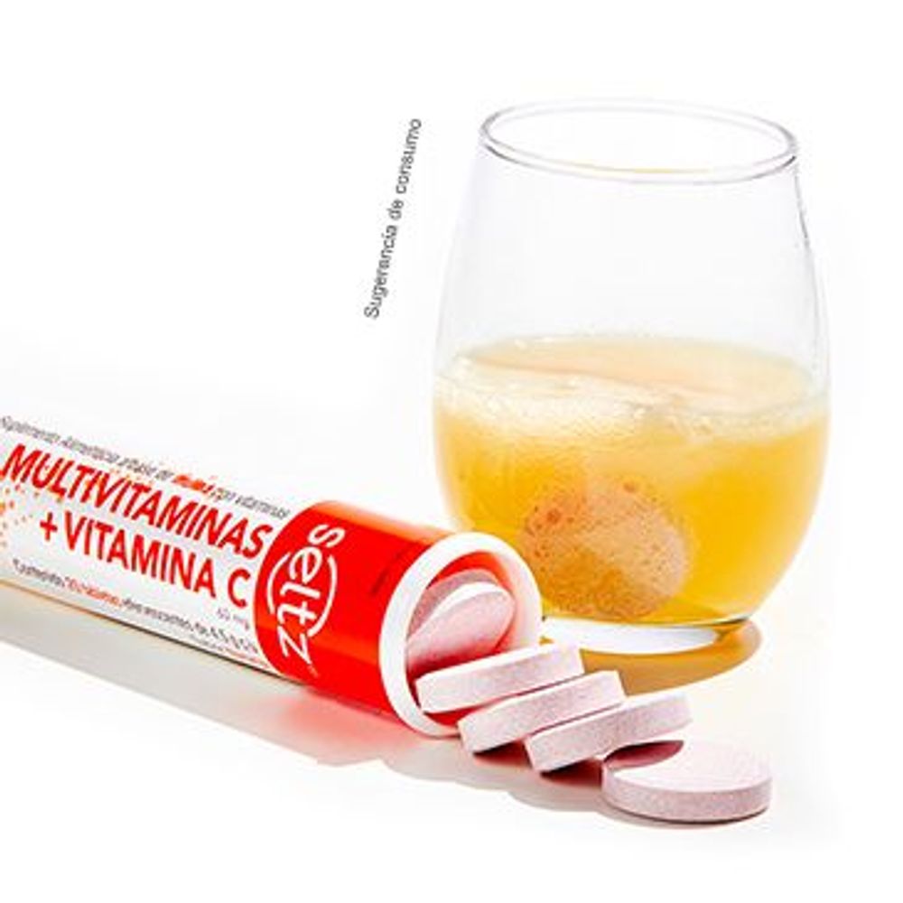 Multivitamínico Seltz con vitamina C 20 tabletas efervescentes