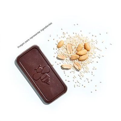 Barra de chocolate Nutrisa con cacahuate y amaranto 30 g