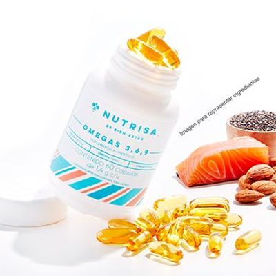 Omega 3, 6 y 9 Nutrisa 60 cápsulas