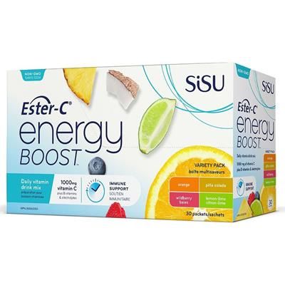 SISU Ester-C Energy Boost Variety Pack ( 30 pckt)
