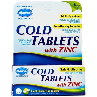 HYLANDS Cold Tabs w/Zinc (50 tabs)
