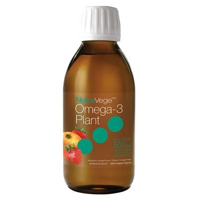 NUTRAVEGE Omega 3 Plant (Strawberry Orange - 200 ml)