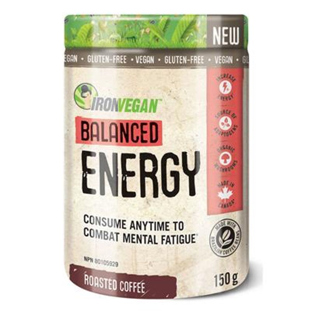 IRON VEGAN Balanced Energy (Roasted Coffee - 150 gr)