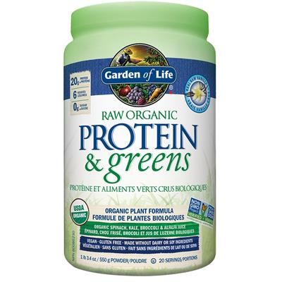 GARDEN OF LIFE Raw Organic Protein & Greens (Vanilla - 550 gr)