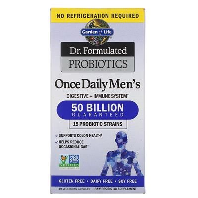 DR FORMULATED Probiotic One Daily Mens 50 Billion (30 veg caps)