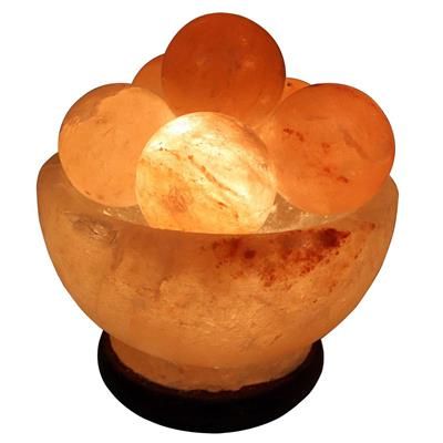 RELAXUS Himalayan Salt Lamp With Massage Balls