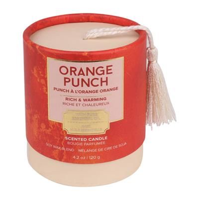 RELAXUS Soy Wax Scented Candle (Orange Punch - 120 gr)