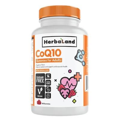 HERBALAND CoQ10 for Adults (Raspberry - 60 gummies)