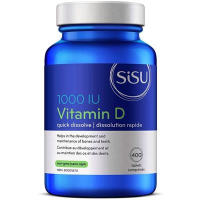 SISU Vitamin D3 1000IU (400 tabs)