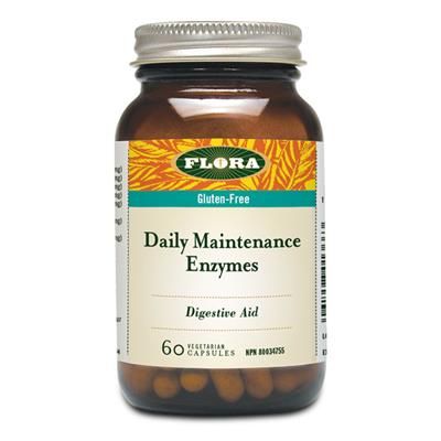 FLORA Daily Maintenance Enzymes (60 veg caps)