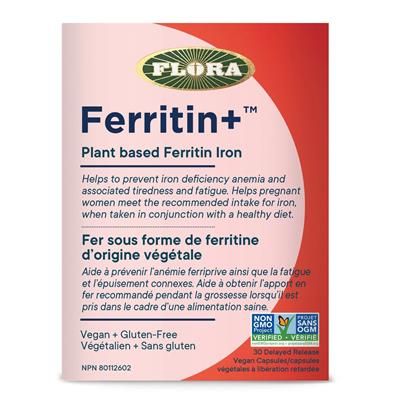 FLORA Ferritin+ (30 veg caps)