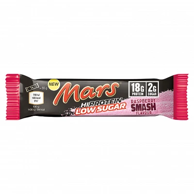 Mars Hi Protein Low Sugar Raspberry Smash 55g