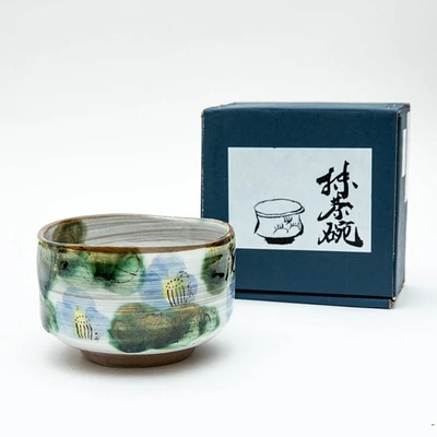 11.8cm Camellia For Gift In Box Ceramic Matcha Tea Bowl