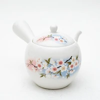 6pcs Cherry Blossoms For Gift Porcelain Japanese Teapot & Teacups