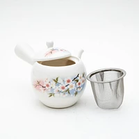 6pcs Cherry Blossoms For Gift Porcelain Japanese Teapot & Teacups