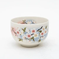 6pcs Cherry Blossoms For Gift Porcelain Japanese Teapot & Teacups