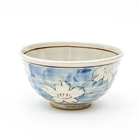 2pcs 12cm 6cm Flowers For Gift In Box Ceramic Rice Bowls