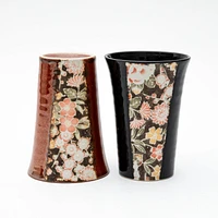 2pcs 8cm Kaga Yuzen Pattern For Gift In Box Porcelain Tumblers