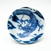 Ensembles 2 Sets Bowl:H19.8x7.6cm, Spoon: H16x4.5cm Dragon For Gift Porcelain Ramen Bowls & Spoons Set