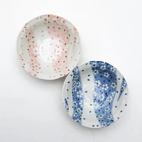 2pcs 12.2cm Flowing Flowers For Gift In Box Recycled Clay Small Plates