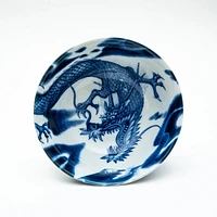 2Sets Ensembles 15cm Dragon For Gift In Box Ceramic Bowls & Chopsticks Set