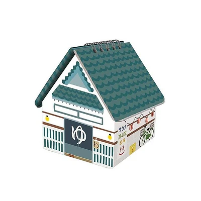 Greeting Life Public Bath House-Shaped 3D 2025 Calendar