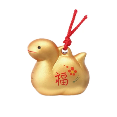 Snake Ceramic Bell Ceramic New Year Ornament