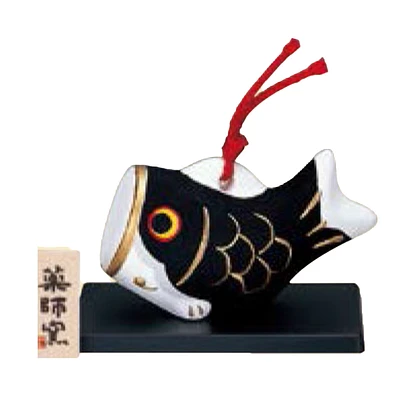 Koinobori With Display Base Ceramic Bell Ceramic Ornament