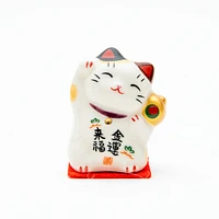 Beckoning Cat Porcelain Ornament