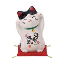 S Wish Comes True Beckoning Cat With Zabuton Cushion Ceramic Ornament