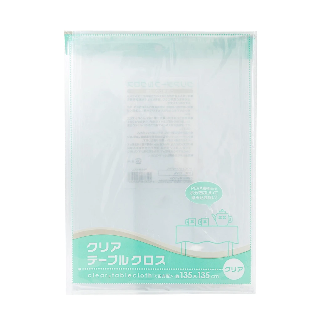 Takeda PEVA Clear Tablecloth