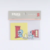 Green Flash Doraemon Sticker Set - Anywhere Door