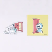 Green Flash Doraemon Sticker Set - Anywhere Door