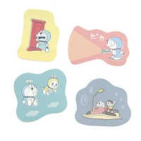 Green Flash Doraemon Die Cut Postcard - Anywhere Door