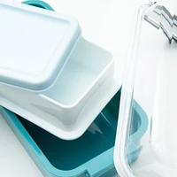 Long Silicone Lunchbox with Latch