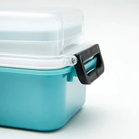 Long Silicone Lunchbox with Latch