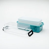 Long Silicone Lunchbox with Latch