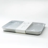 Stainless Steel Tray with Wire Rack - M