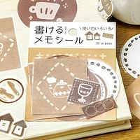 BGM Memo Stickers Flowery Day BGM 30pcs Flowers For Memo Write-On Sticker Flakes