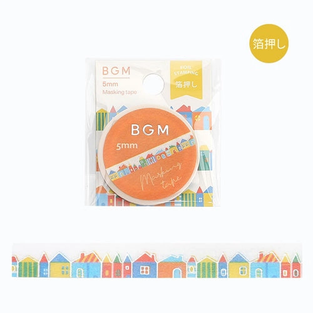 BGM Masking Tape Foil Stamping 5mm x 5m - Sweet Home