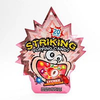 Striking Popping Candy Lychee Flavour 20 Pouches