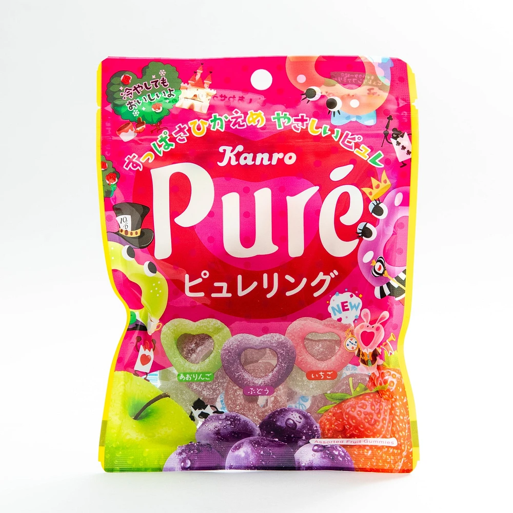 Kanro Pure Assorted Fruit Gummy