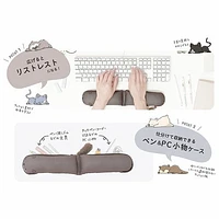 Kutsuwa Relala Foldable Pencil Case - Grey Sloth