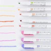 Kokuyo mark+ Two Tone Color Marker / Highlighter (Two Shades) - Light