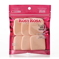 Rosy Rosa Moist Sponge Square Long 6pcs