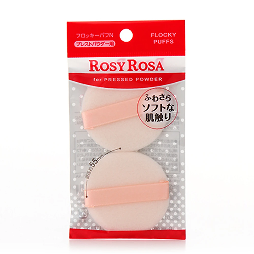 Rosy Rosa Flocky Puff 2pcs