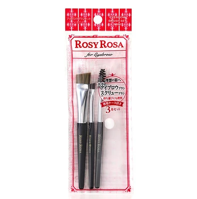 Rosy Rosa Mini Eyebrow Brush Set